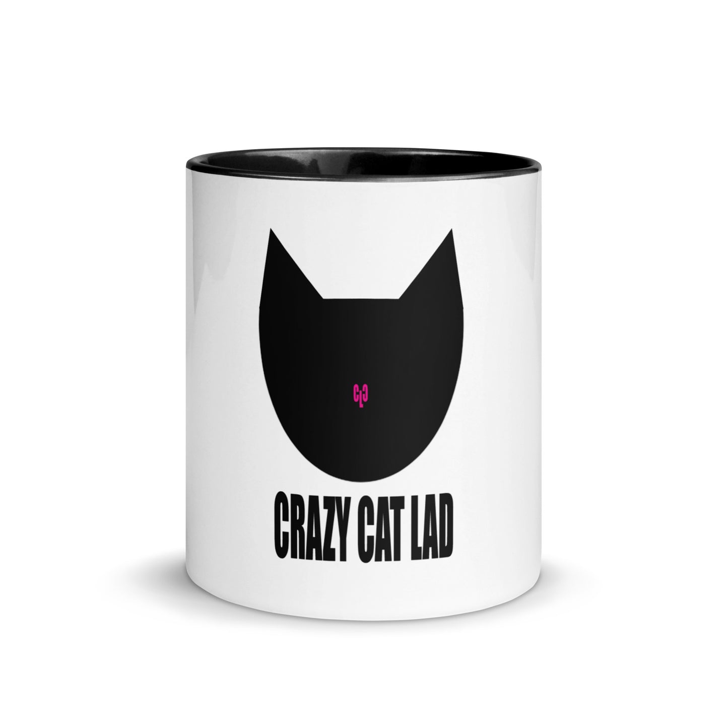Crazy Cat Lad Mug with Color Inside
