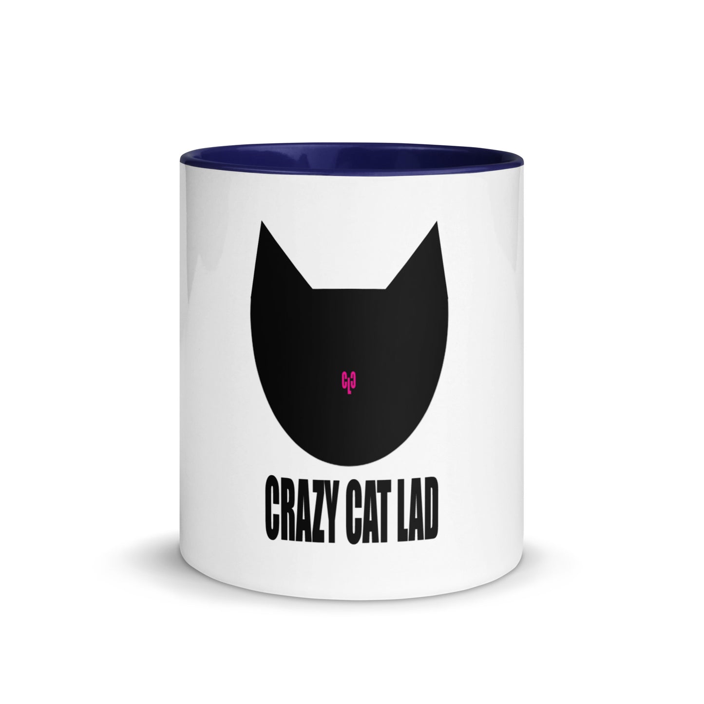 Crazy Cat Lad Mug with Color Inside
