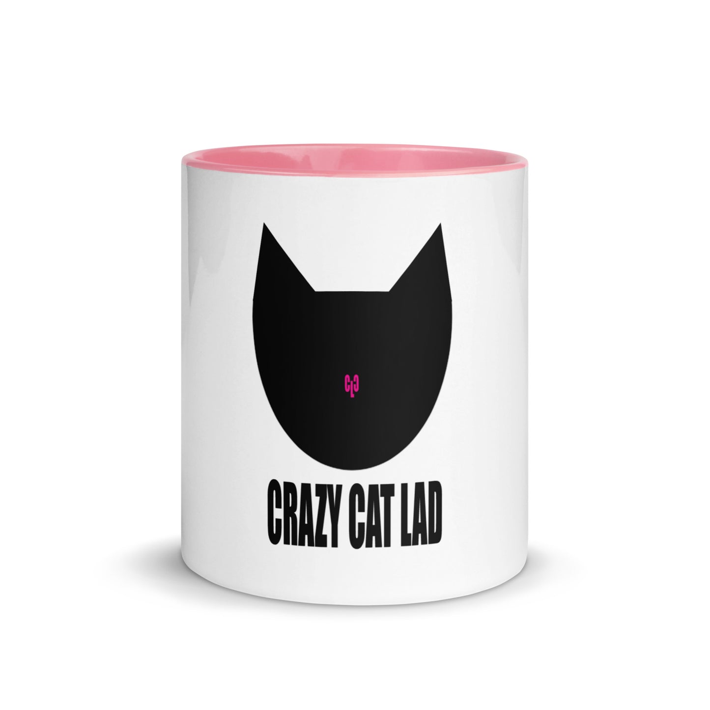 Crazy Cat Lad Mug with Color Inside