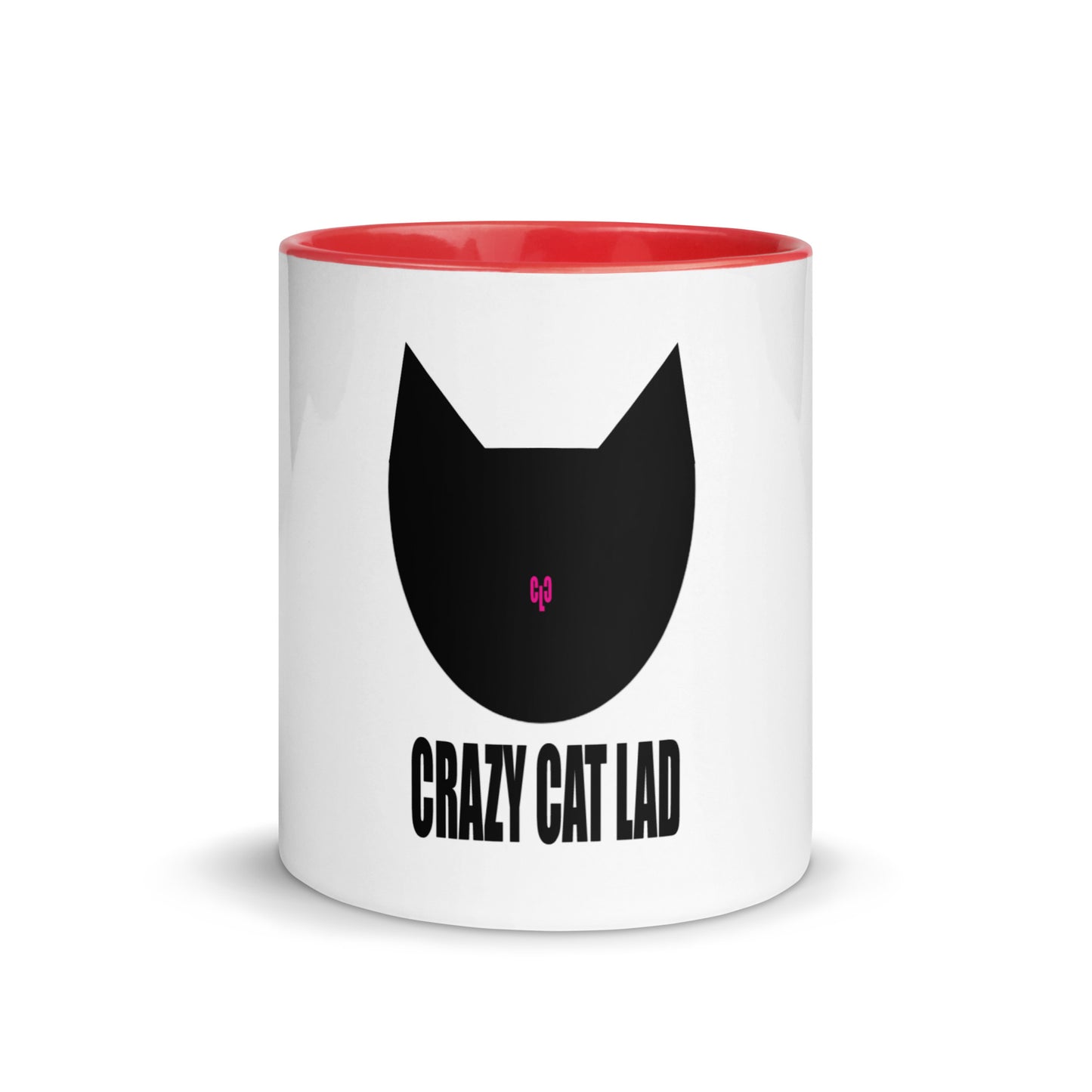 Crazy Cat Lad Mug with Color Inside