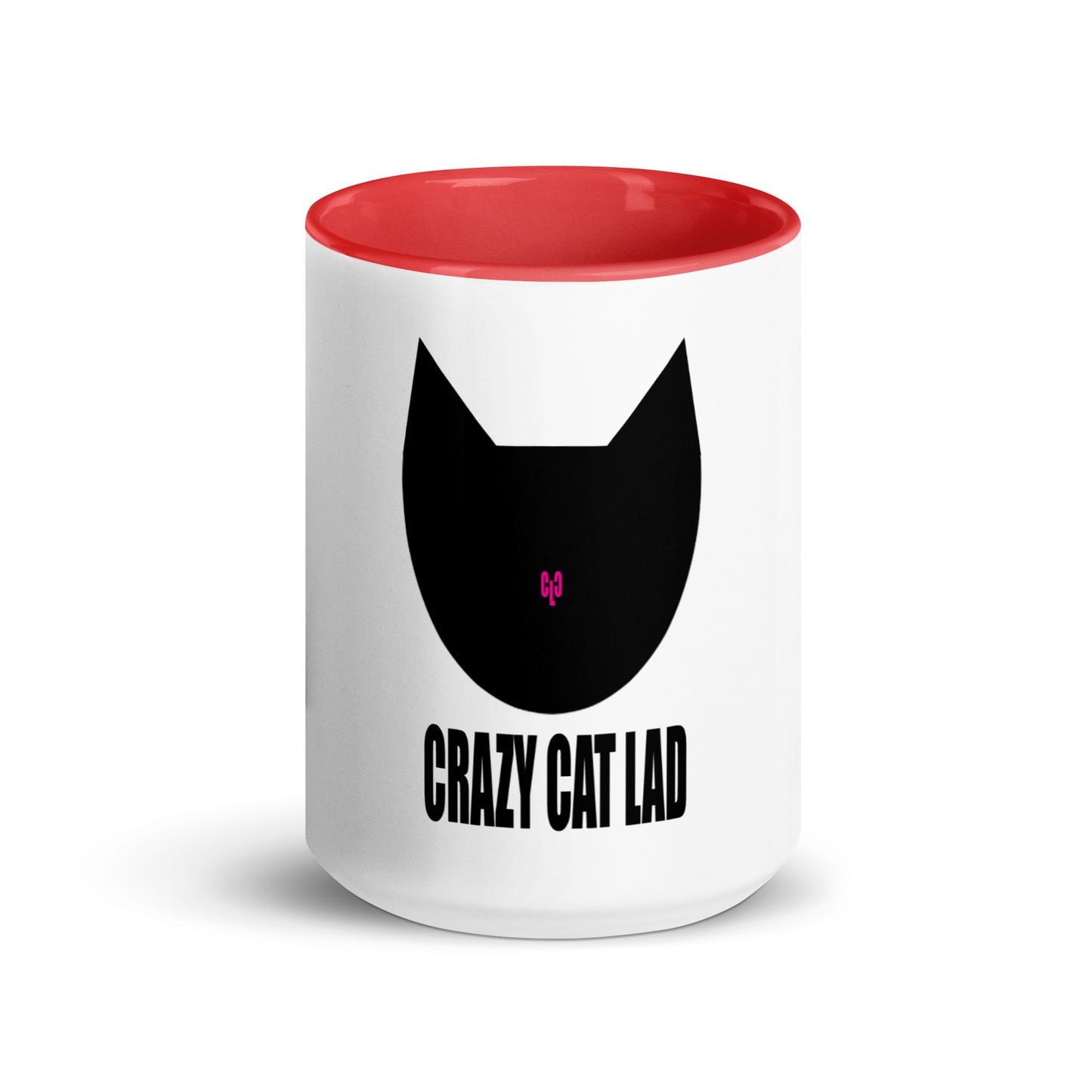 Crazy Cat Lad Mug with Color Inside
