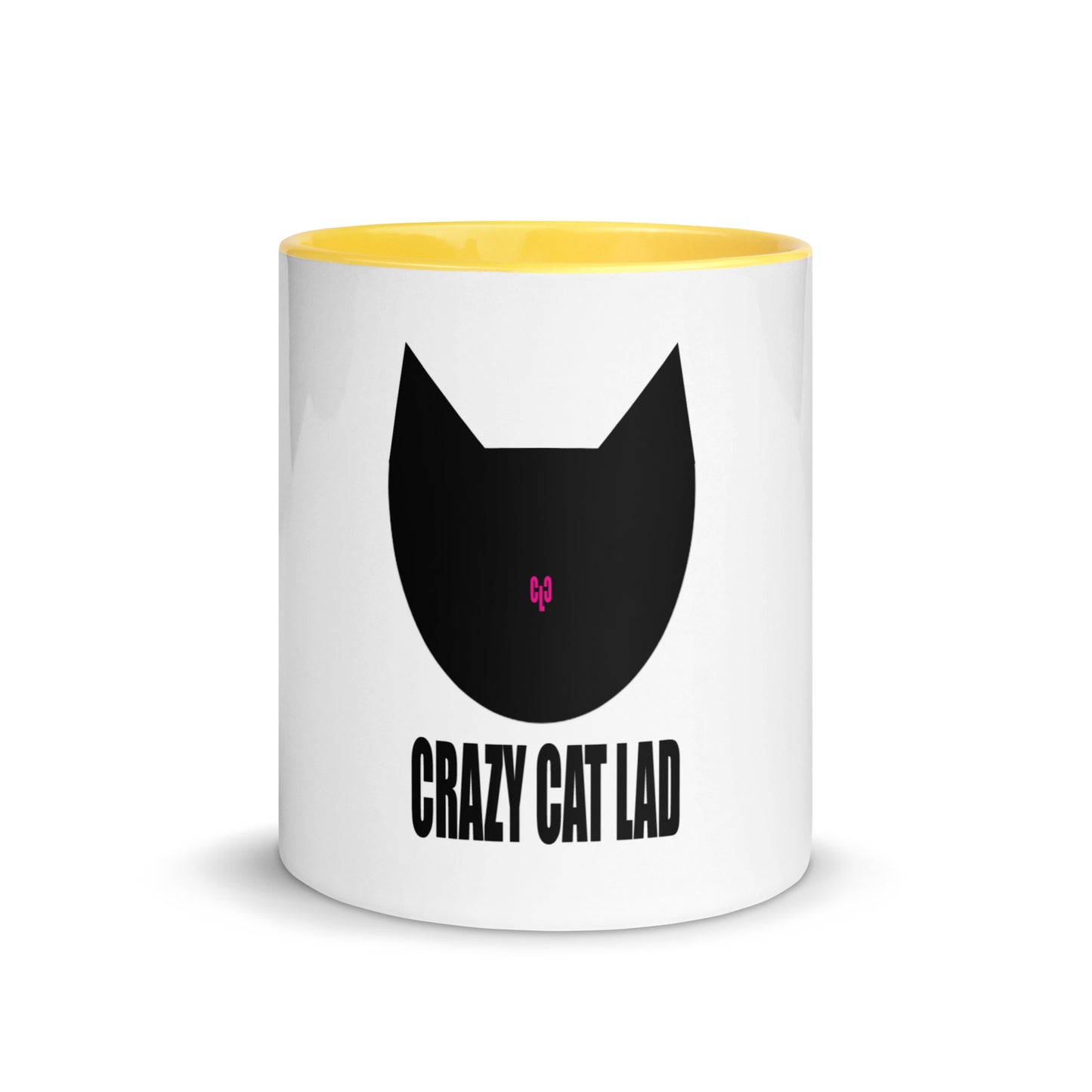 Crazy Cat Lad Mug with Color Inside