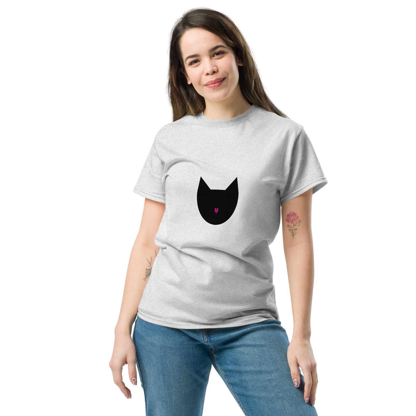 Unisex Crazy Cat Lad Large Logo classic tee