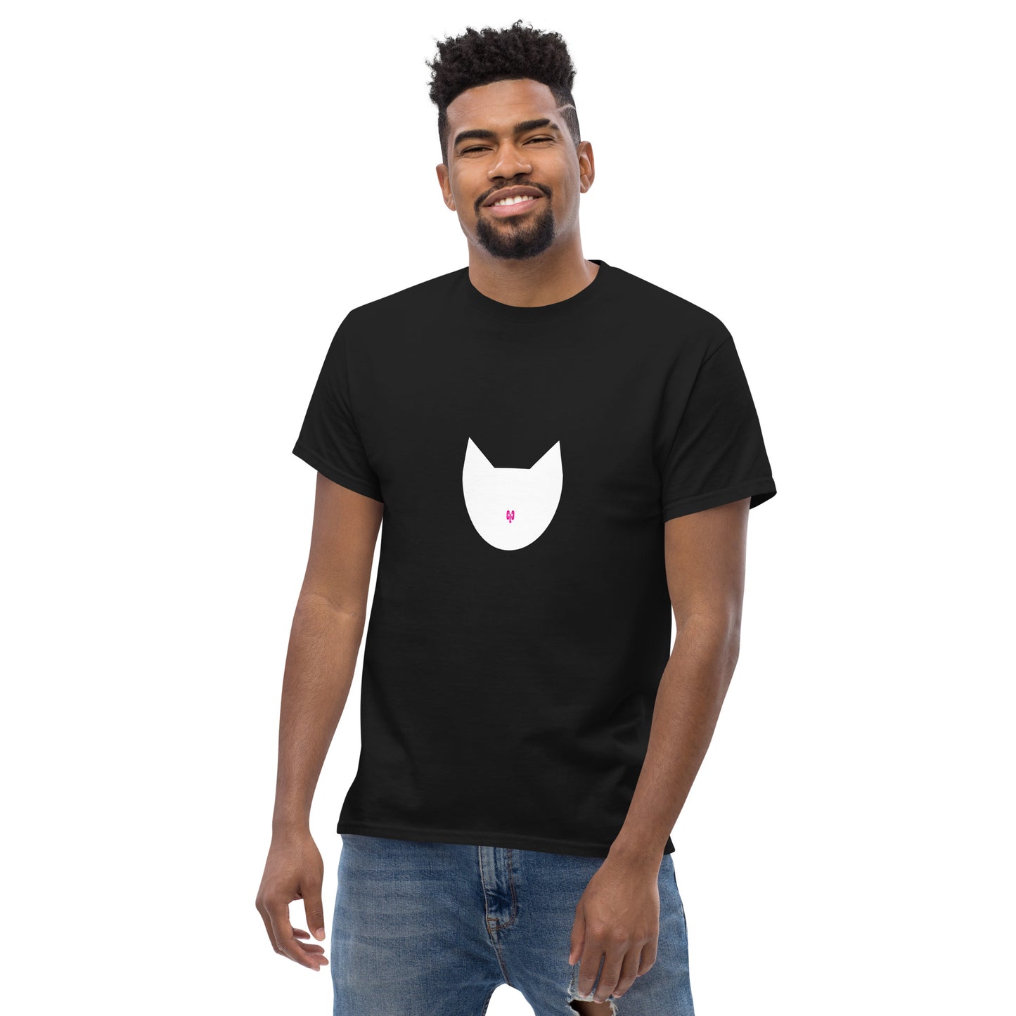 Unisex Crazy Cat Lad Large Logo classic tee