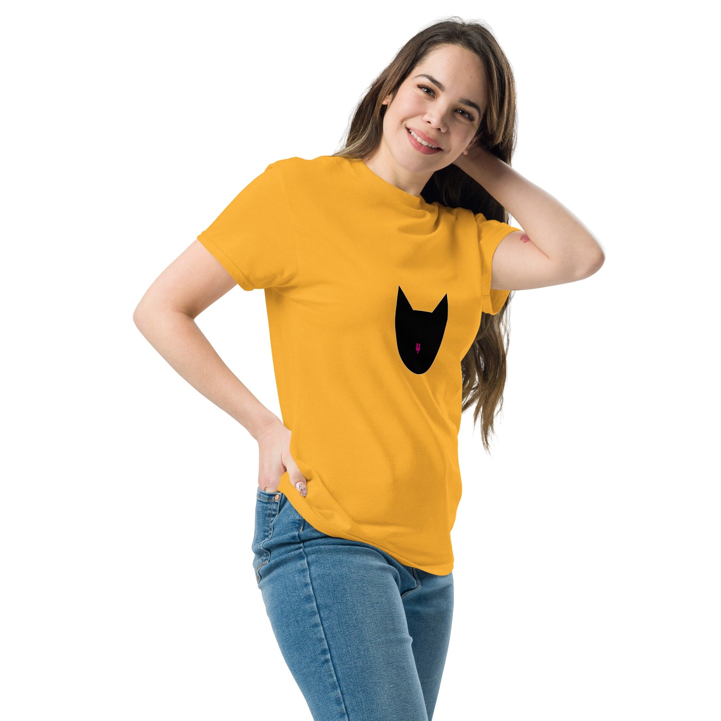 Unisex Crazy Cat Lad Large Logo classic tee