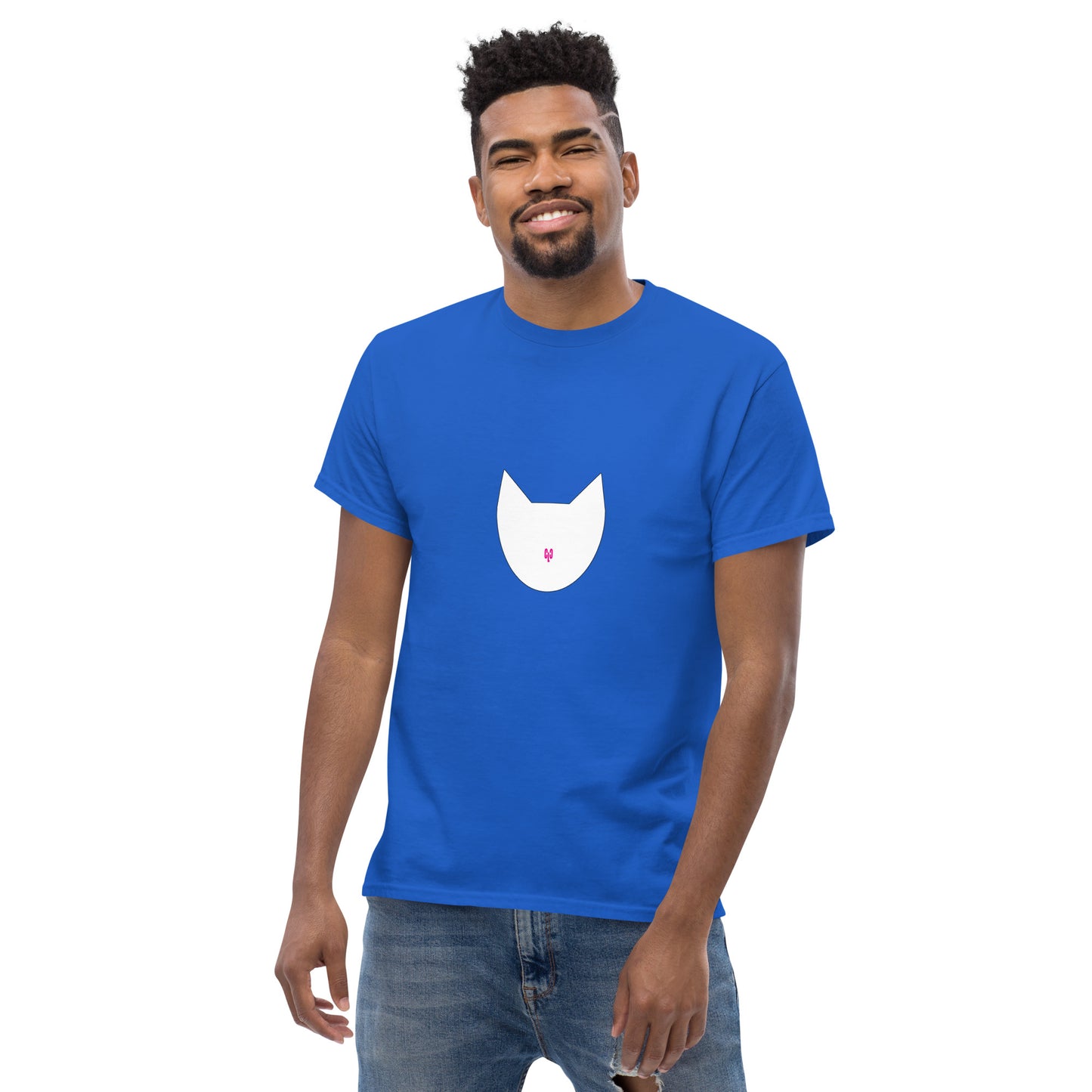 Unisex Crazy Cat Lad Large Logo classic tee