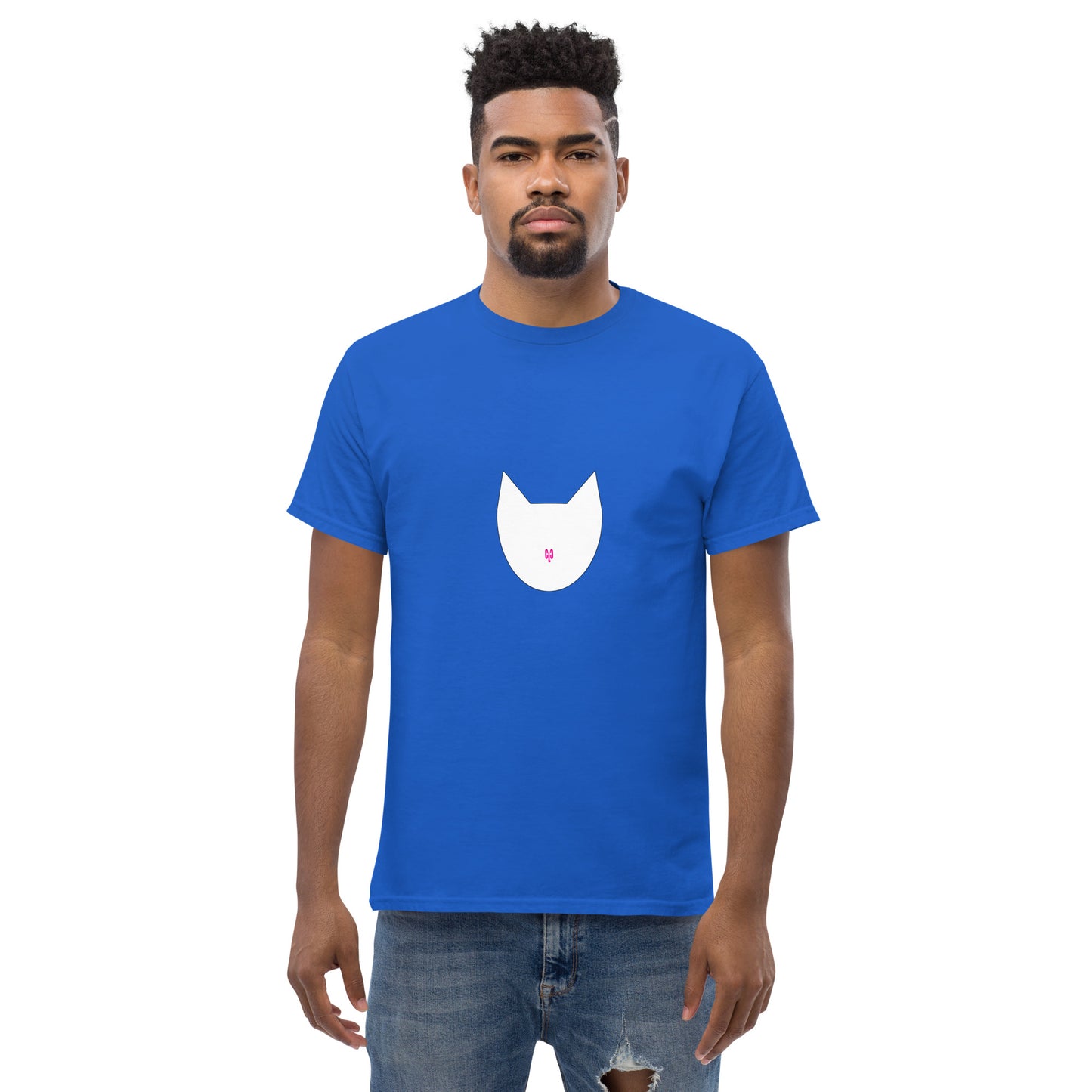 Unisex Crazy Cat Lad Large Logo classic tee