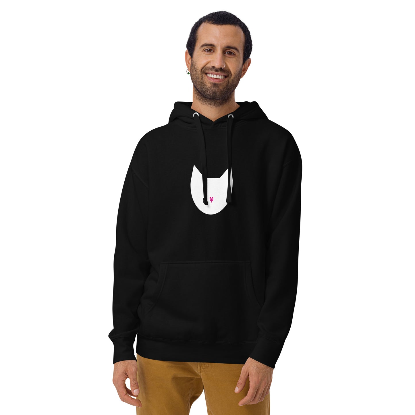 Unisex Crazy Cat Lad Hoodie